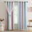 XiDi Pink & Rainbow Curtains for Kids & Girl Rooms - Blackout, Unicorn Wall Decals, 52x84 Inch