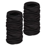 200PCS Small Hair Ties,No Crease Baby Hair Ties,Elastic Hair Ponytail Holder Hair Accessories for Baby Girls Infants Toddlers Kids,Black