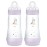 MAM 11oz Easy Start Anti-Colic Baby Bottles, Fast Flow, Breastfeeding-Like Silicone Nipple, Reduces Colic, Gas, & Reflux, Easy-to-Clean, BPA-Free, 4 Plus Months