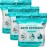 Scrubzz Disposable No Rinse Bathing Wipes for Sensitive Skin - All-in-1 Single Use Shower Wipes, Simply Dampen, Lather, and Dry Without Shampoo or Rinsing (Sensitive Skin, 3-Pack)