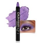 evpct Purple Shimmer Cream Eye Shadow Brightener Sticks Set for Eyes, Purple Shimmery Pencil Eye shadow Applicator Stick Pen Palette Makeup Waterproof sombras en crema para ojos 33