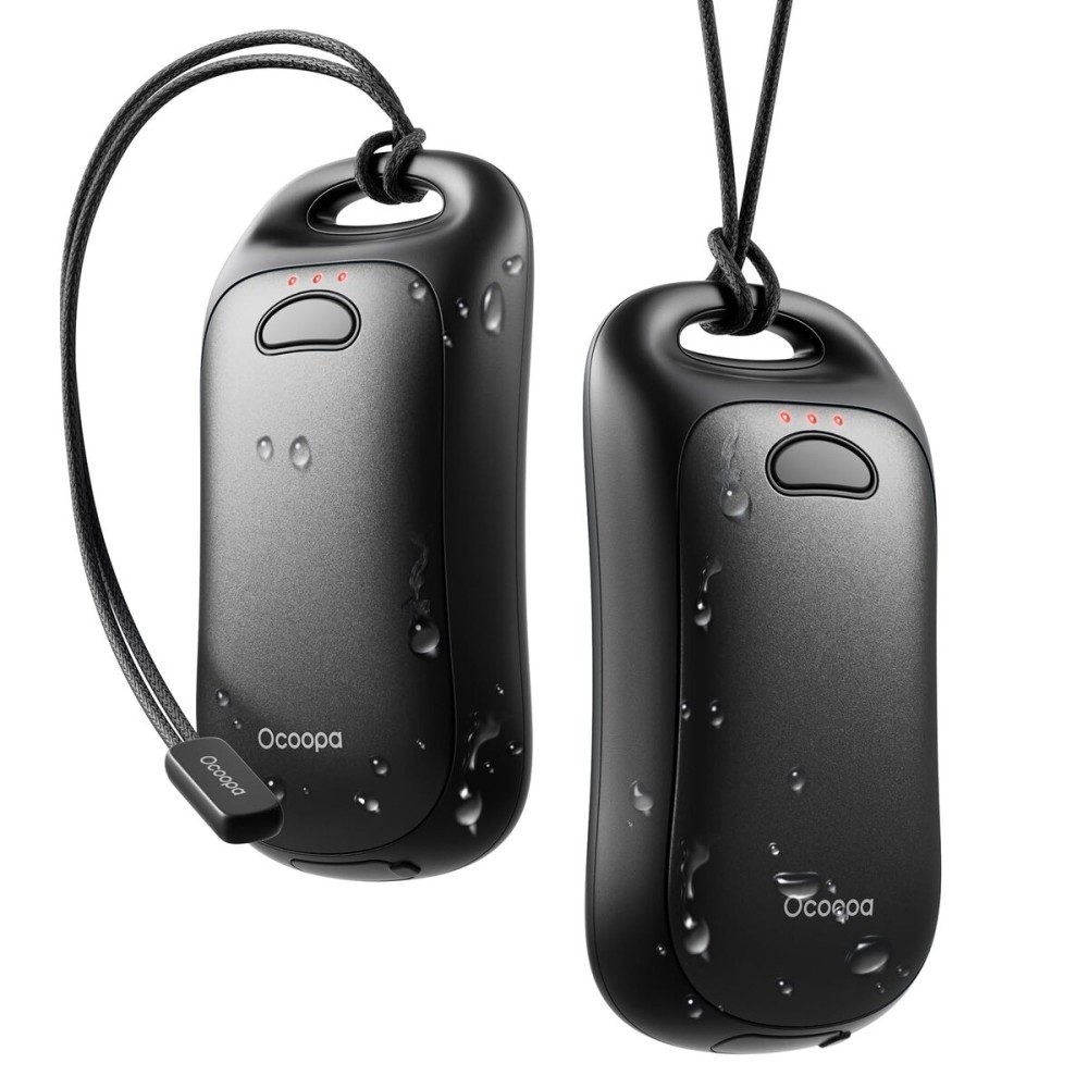 OCOOPA Magnetic Hand Warmers Rechargeable 2Pack, IP45 Water Resistant, UL Certified, Ergonomic Electric Hand Warmer, Up to 9hrs, Pocket Size Handwarmers, Raynauds, Golf, Tech Gifts for Men, UT4 Urban