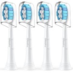 Electric Toothbrush Replacement Heads for Philips Sonicare, Ofashu Brush Head Compatible with Phillips Optimal Gum Care Extra Soft Heads G2 C1 C2 4100 5100, White, 4 Packs for Sentive Gum