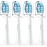 Electric Toothbrush Replacement Heads for Philips Sonicare, Ofashu Brush Head Compatible with Phillips Optimal Gum Care Extra Soft Heads G2 C1 C2 4100 5100, White, 4 Packs for Sentive Gum