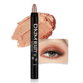 evpct Bronze Gold Shimmer Cream Eye Shadow Brightener Sticks Set for Eyes, Bronze Gold Shimmery Matte Pencil Eye shadow Applicator Stick Pen Palette Makeup Waterproof sombras en crema para ojos 05