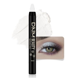 evpct Pearl White Shimmer Cream Eye Shadow Brightener Sticks Set for Eyes, White Shimmery Matte Pencil Eye shadow Applicator Stick Pen Palette Makeup Waterproof sombras en crema para ojos 01