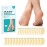 Promifun Blister Pads - 28 ct Water Resistant Hydrocolloid Bandages for Foot, Toe, Heel - Gel Blister Cushions for Prevention & Recovery, Spot Pack