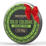 Viking Revolution Coffee Whiskey Mens Solid Cologne Men 2 Oz - Solid Perfume with Coffee and Whiskey Scent for Men - Mens Travel Cologne Wax (1 pack, 2 Oz)