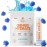 The Genius Brand - Genius Hydrate Stick Pack Powder Drink Mix - Blue Raspberry Flavor, Natural Electrolyte Booster with Coconut Water & Potassium for Ultimate Hydration - 20 Packets