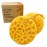 Spongentle Deep Cleansing Body Loofah Sponge, Natural Colors, for Bath and Shower, Multiple Textures for Gentle and Deep Exfoliation, Generous and Rich Lather, (Pack of 2)