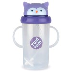 TUM TUM Tippy Up Free Flow Sippy Cup (No Valve), Sippy Cup for Toddlers, BPA Free (Olivia Owl 300ml)