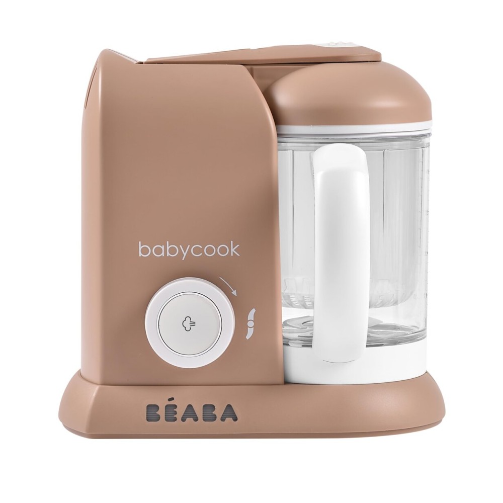 BEABA Babycook Solo 4 in 1 Baby Food Maker, Puree Steamer and Blender for Purees, Grinder with Auto Steam Cooking, Lrg Capacity 4.5 Cups 27 Servings in 20 Mins, Pralin