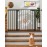 Cumbor 29.7-48 Baby Gate for Stairs, Mom\'s Choice Awards Winner-Dog Gate for Doorways, Auto Close Safety Pet Gate for Dogs Indoor, Easy Install Pressure Mounted Child Gate with Walk Thru Door, Black