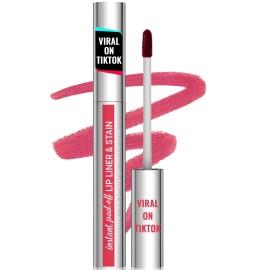 iMethod Natural Long Lasting Lip Liner - Peel Off, Waterproof Stay On All Day, Transfer-Proof, Highly Pigmented, Instant Peel Off Lip Stain Color, Rose
