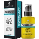 Rosemary Mint Oil Hair Serum - Thickening Products for Women and Men - Strengthening Treatment for Dry, Damaged, Frizzy Split Ends - Control Frizzy, Thinning and Curly Locks - Scalp Moisturizer