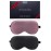 BeeVines 100% Real Mulberry Silk 2 Pack Sleep Mask, Pure Silk Eye Masks with Adjustable Strap for Sleeping, 100% Block Light Eye Shade Cover, Reduces Puffy Eyes Traveling Gifts(Black & Ruby Purple)