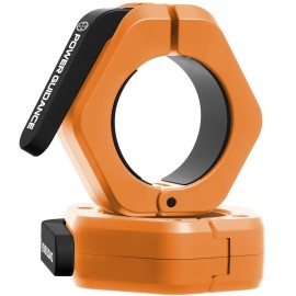 POWER GUIDANCE Barbell Collars Barbell Clips, ONLY for 2 inch Olympic Barbell Clamps, Weight Clamps Quick Release Barbell Collar for Olympic Lifts and Strength Training (Orange)
