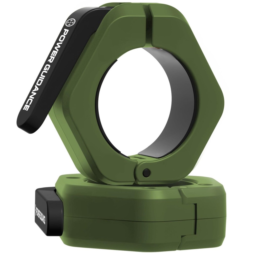 POWER GUIDANCE Barbell Collars Barbell Clips, ONLY for 2 inch Olympic Barbell Clamps, Weight Clamps Quick Release Barbell Collar for Olympic Lifts and Strength Training (Dark Green)