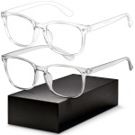 Gaoye Blue Light Blocking Glasses - Fashion Square Eyeglasses, Anti UV Ray Computer Gaming Glasses Blue Blockers for Women/Men