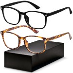 Gaoye Blue Light Blocking Glasses - Fashion Square Eyeglasses, Anti UV Ray Computer Gaming Glasses Blue Blockers for Women/Men