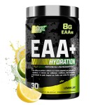 Nutrex Research EAA Hydration | EAAs + BCAA Powder | Muscle Recovery, Strength, Muscle Building, Endurance | 8G Essential Amino Acids + Electrolytes | (Packaging My Vary) 30 Servings (Lemon Lime)