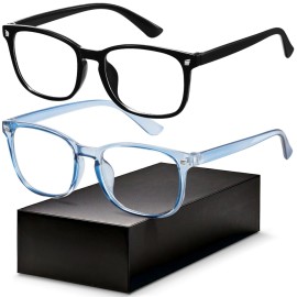 Gaoye Blue Light Blocking Glasses - Fashion Square Eyeglasses, Anti UV Ray Computer Gaming Glasses Blue Blockers for Women/Men