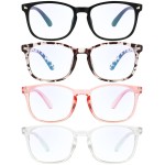 MIGSIR Blue Light Blocking Glasses for Computer Gaming, Fashion Fake Helps Reduce Screen Fatigue Eyeglasses for Women Men