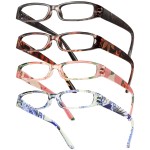 Gaoye 4-Pack Readers for Women, Blue Light Blocking Reading Glasses, Stylish Reading Glasses for Women in 4 Patterns