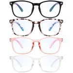 MIGSIR Blue Light Blocking Glasses for Computer Gaming, Fashion Fake Helps Reduce Screen Fatigue Eyeglasses for Women Men