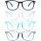 MIGSIR Blue Light Blocking Glasses for Computer Gaming, Fashion Fake Helps Reduce Screen Fatigue Eyeglasses for Women Men