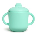 Catii Premium Silicone Baby Straw Cup 5 floz, BPA-Free Food-Grade Silicone Sippy Cup for Infants and Toddlers 6months+, Leak-Resistant, Durable, Easy-Grip Training Design (Green)