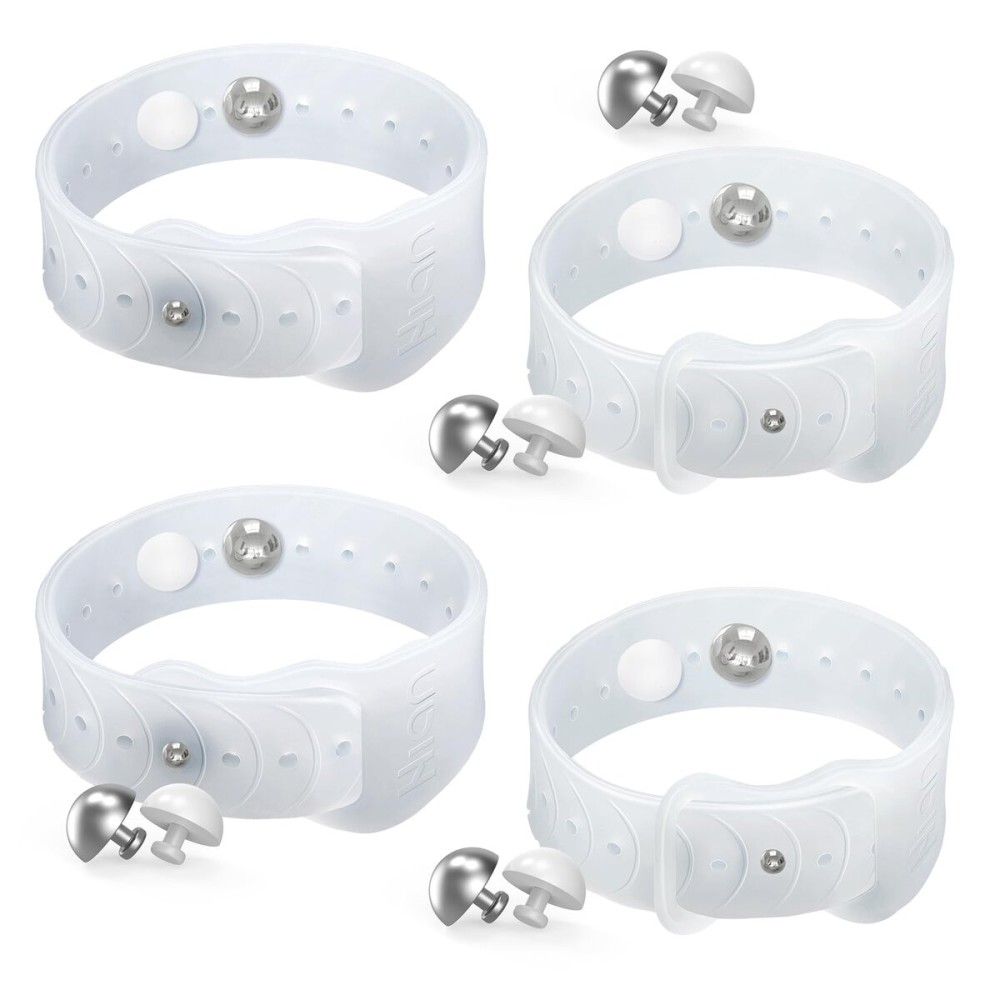 Hion Motion Sickness Bracelets Sea Sickness Wristbands for Motion Sickness/Morning Sickness/Pregnancy Nausea Anti Nausea Wristband Acupressure Nausea Bands Motion Sickness Bands2Pairs Transparent