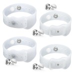 Hion Motion Sickness Bracelets Sea Sickness Wristbands for Motion Sickness/Morning Sickness/Pregnancy Nausea Anti Nausea Wristband Acupressure Nausea Bands Motion Sickness Bands2Pairs Transparent