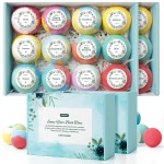 ZenBombs Bath Bombs for Women, 24pcs Handmade Natural Bath Bomb, Stocking Stuffers, Bath Bomb with Shea Butter, Mothers Day Presents for Mom, Amazing Present for Her, Wife, Girlfriend, Mother(2 Sets)