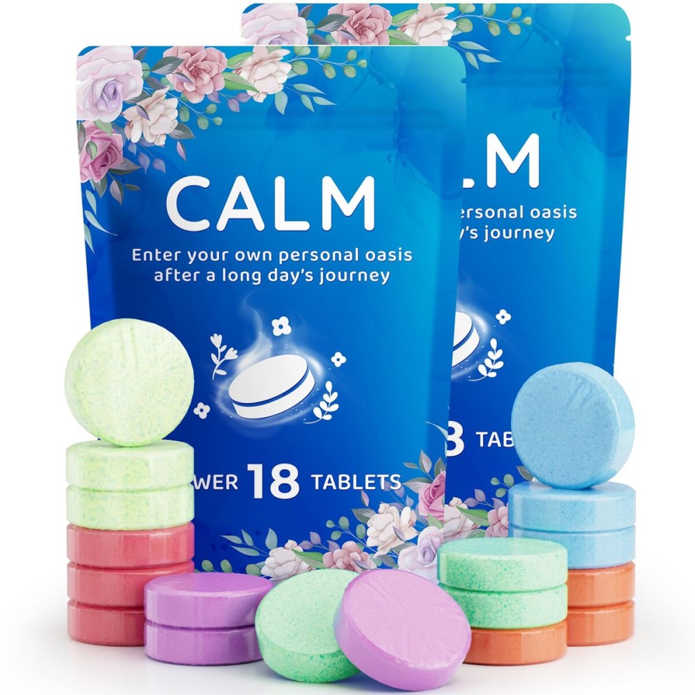 Fizzgarden 36-Pack Shower Steamers Aromatherapy, Shower Bath Bombs with Individually Wrapped, Variety Shower Tablets, Valentines Day Gifts for Her and Him, Birthday Presents for Women(2 Sets)
