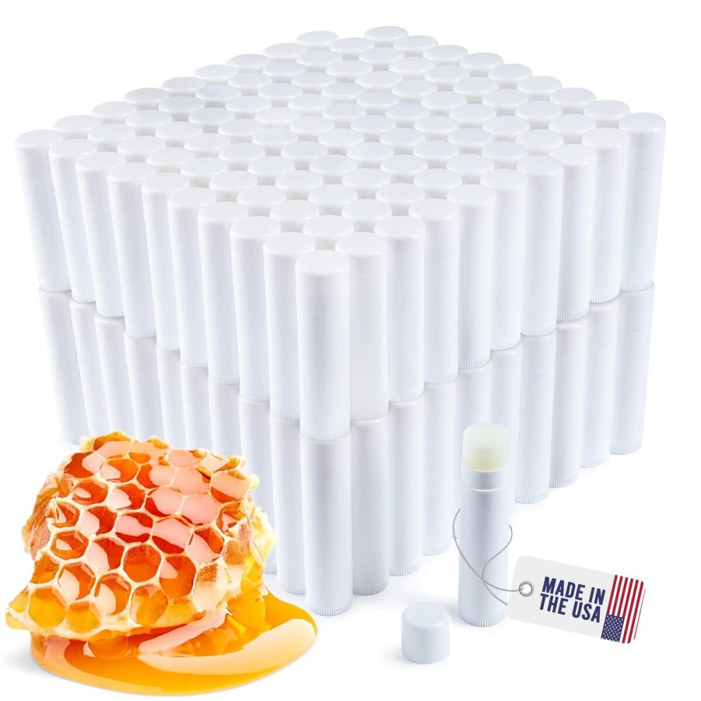 BELLADONNA Lip Balm Bulk Unlabeled - Made in USA Bulk Chapstick - Natural Ingredients Vitamin E Shea Butter - Custom Chapstick Bulk For Party & Wedding Favors (200 Count, Honey)