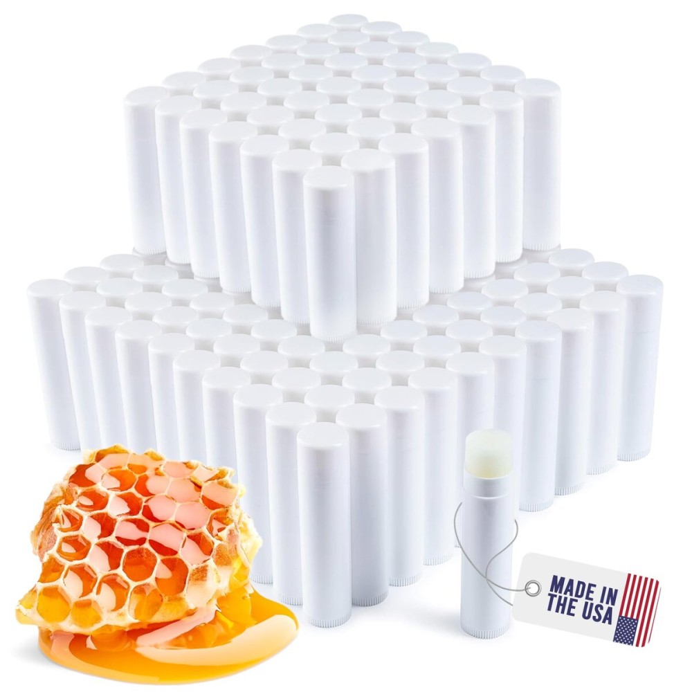 BELLADONNA Lip Balm Bulk Unlabeled - Made in USA Bulk Chapstick - Natural Ingredients Vitamin E Shea Butter - Custom Chapstick Bulk For Party & Wedding Favors (150 Count, Honey)