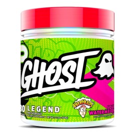 GHOST Legend Pre-Workout Powder, Warheads Sour Watermelon - 30 Servings - Pre-Workout for Men & Women with Choline, L-Citrulline, & Beta Alanine for Energy & Focus