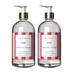Muse Apothecary Hand Ritual - Aromatic and Nourishing Hand Soap, Infused with Natural Aromatherapy Essential Oils - Great Valentine\'s Day Gift - 16 oz, Mandarin Ros + Pink Pomelo, 2 Pack
