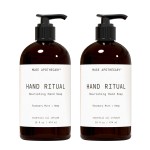 Muse Apothecary Hand Ritual - Aromatic and Nourishing Hand Soap, Infused with Natural Aromatherapy Essential Oils - USDA Certified Biobased - 16 oz, Rosemary Mint + Hemp, 2 Pack