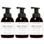 Muse Apothecary Hand Ritual - Aromatic and Nourishing Foaming Hand Soap, Infused with Natural Aromatherapy Essential Oils - USDA Certified Biobased - 11.5 oz, Coconut + Sandalwood, Pack of 3