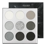 docolor Eyeshadow Palette 9 Colors Black Eyeshadow Gemstone Shadow Palette Highly Pigmented Mattes Shimmers Smokey Glitter Cream Colorful Powder Blendable Long Lasting Waterproof Makeup Palette