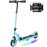 Caroma Electric Scooter for Kids Ages 10-14, 180W Foldable Kid Electric Scooter, Max 7 Miles & 10 Mph, LED Display, Colorful Lights, Adjustable Height, Lightweight Electric Scooters for Kids Teens