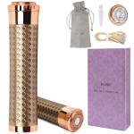 BLIBEE Upgrade Facial Hair Removal for Women, Rechargeable Hair Removal Device, Painless Face Electric Razor/Shaver for Lip, Arms, Face, Peach Fuzz (Coppery)