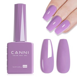 CANNI Purple Wisteria Nail Gel Polish - High Gloss Soak Off UV LED Gel, Long-Lasting Salon Manicure DIY Nail Art Gel Polish For Women
