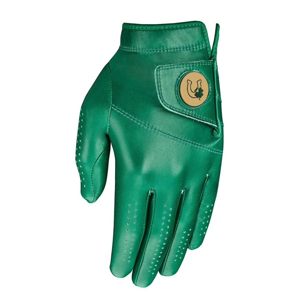 Callaway Golf Tour Authentic Glove (Cadet (Shorter Fingers), Medium, Green, Worn on Left Hand)
