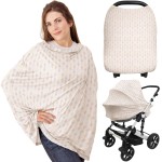 KeaBabies Nursing Cover, Breastfeeding Cover for Women - Baby Car Seat Canopy Girl, Boy, Multi-Use Baby Carseat Canopy, Breastfeeding Essentials for Nursing, Breathable, Lightweight & Soft (Prism)