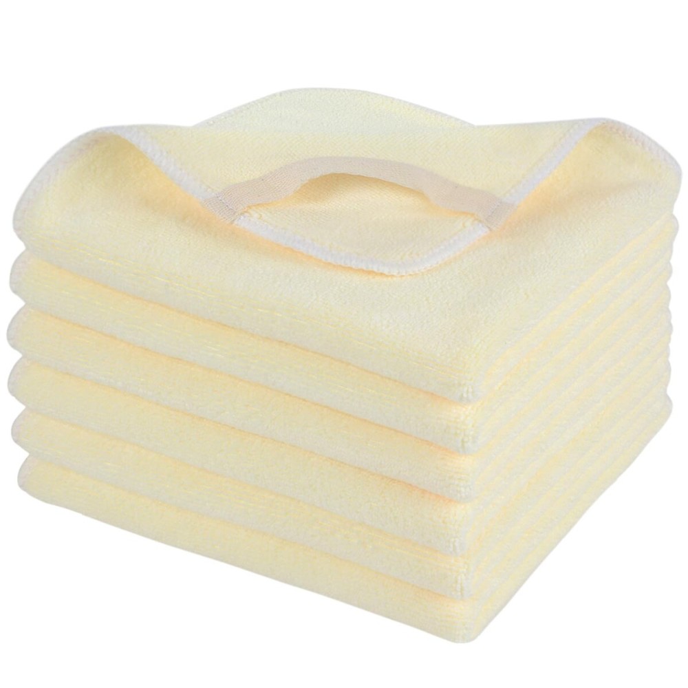 SINLAND Microfiber Facial Cloths Fast Drying Washcloth 12inch x 12inch Absorbent Face Wash Cloth Soft Makeup Remover Cloths