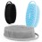 Soft Silicone Body Scrubber 3 PCS Silicone Body Shower, Silicone Loofah 2 in 4 Bath and Shampoo Brush, Body Scrubber Shower Cleaning Exfoliating Use,Lather Well, Black,Blue,Grey