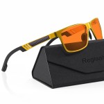 Reglaaly Blue-Light-Blocking-Gaming-Glasses Designed for Men/Women Gamers Anti Fatigue with Powerful Filter Lenses for Electronic Screens